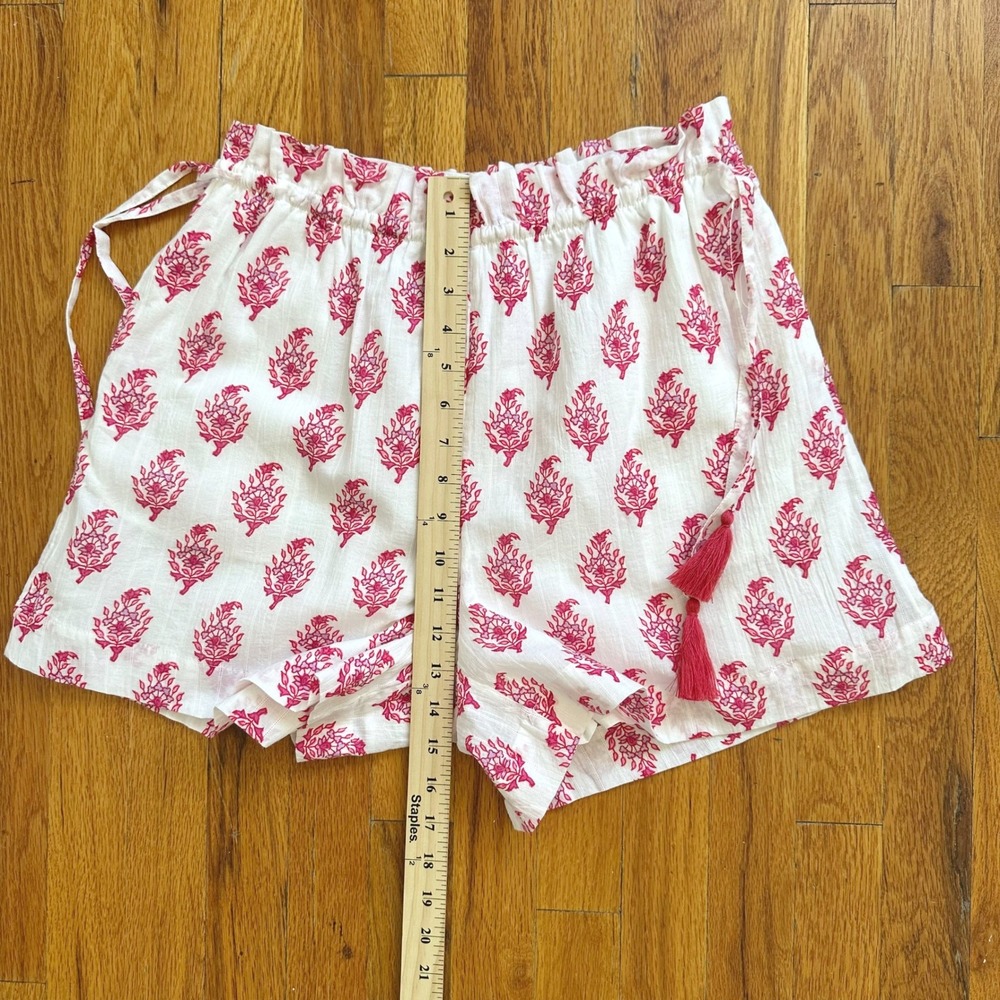 Roller Rabbit X Target Beach Lounge Pajama Set Cotton Paisley Boho Chic S/M - Picture 7 of 13